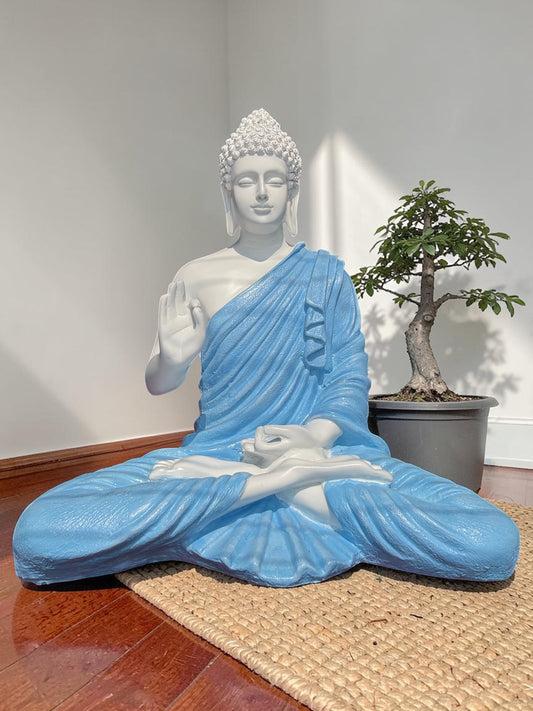 Sky Serenity Blessing Buddha Sculpture