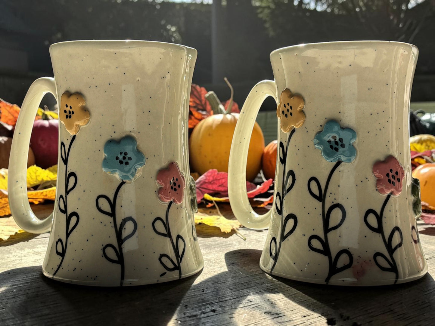 3D Floral mugs– 330ml