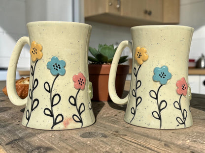 3D Floral mugs– 330ml