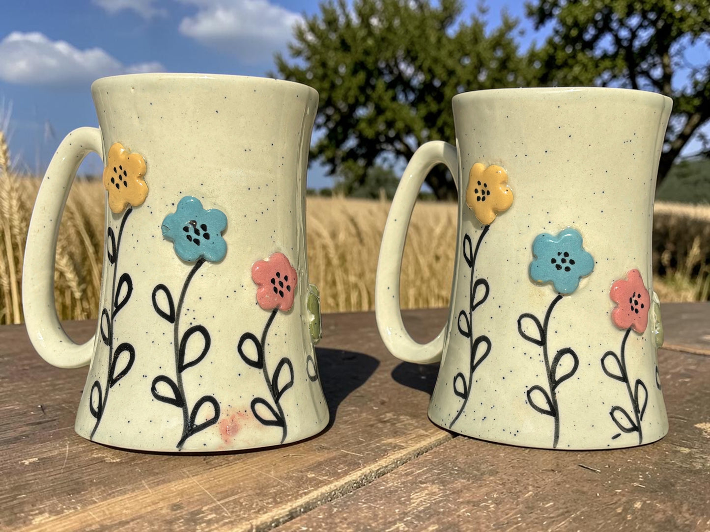 3D Floral mugs– 330ml