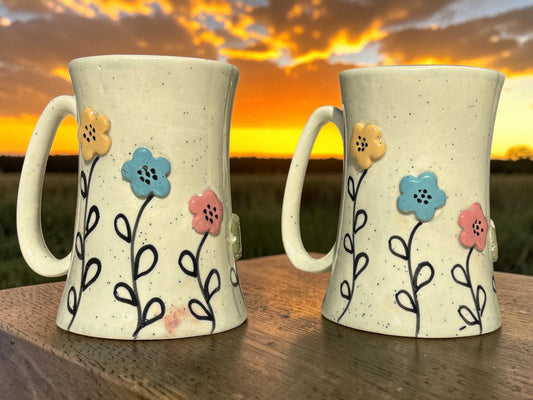3D Floral mugs– 330ml