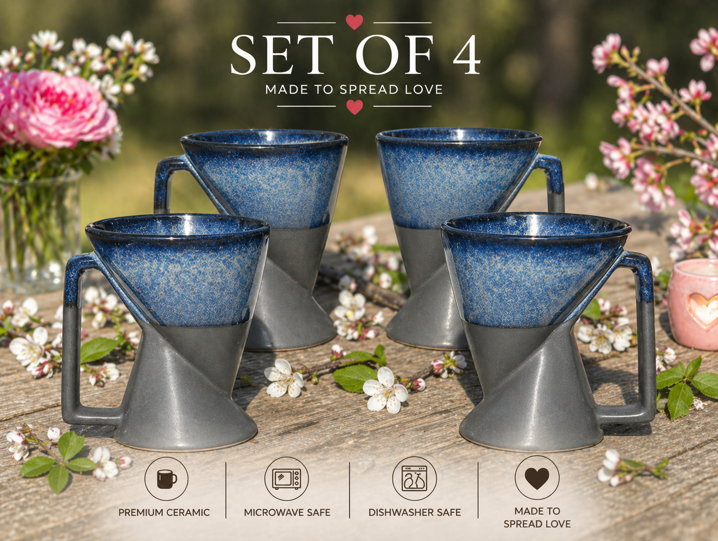 Twist Form Coffee Cups – 75 ml