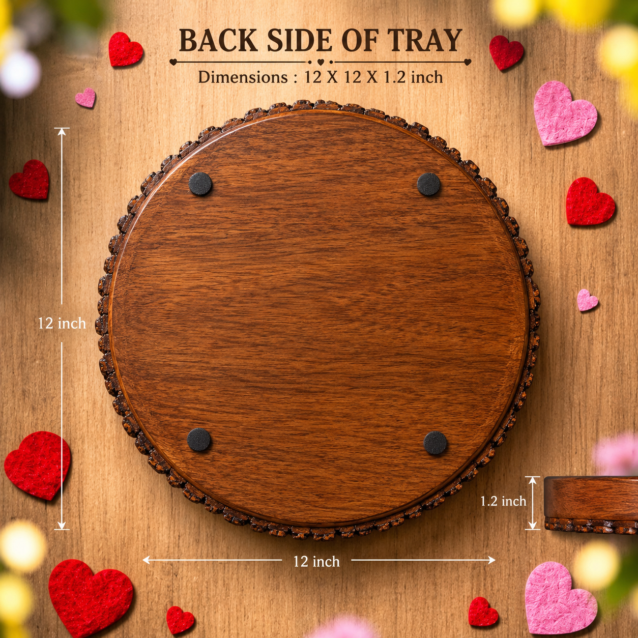 Peacock Garden Natural Bark Edge Trays