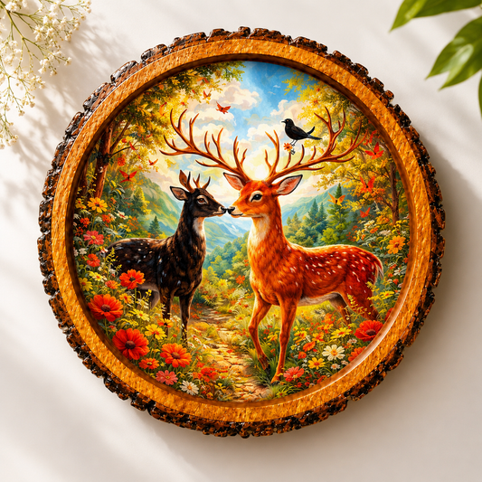 Loving Deers Solid Wood Trays
