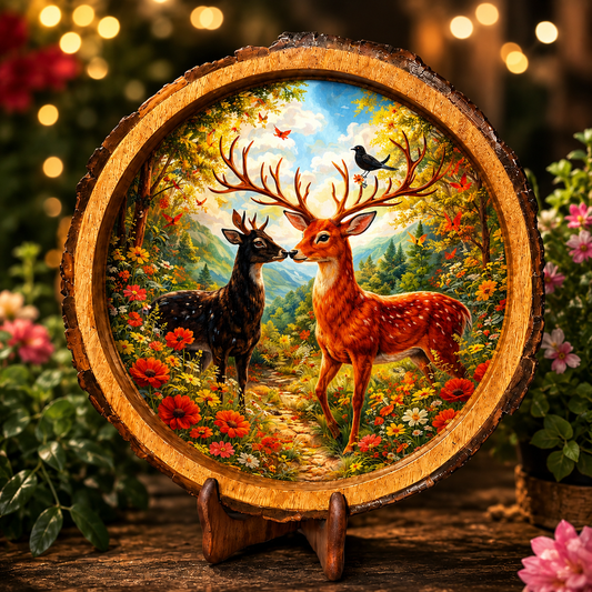 Loving Deers Solid Wood Trays