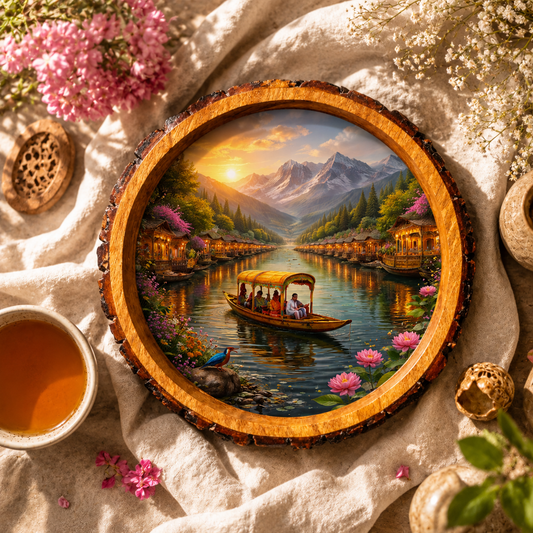 Dal Lake Solid Wood Trays