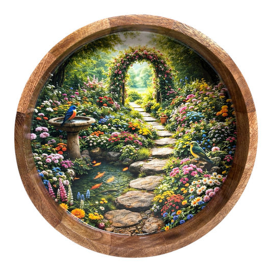 Handcrafted Nature Wooden Side Table