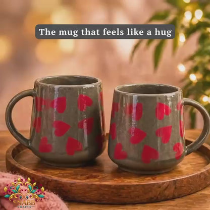 Little Hearts Ceramic Mug Set  – 350ml